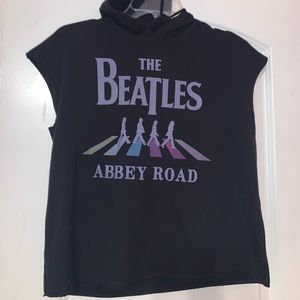 The Beatles shirt, no sleeves,black